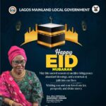 EID-EL-KABIR: Omolola Essien Extends Warm Greetings to Muslims Across Lagos Mainland LG