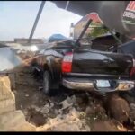 GHASTLY AUTO CRASH AT MOSALASI ROUNDABOUT, NEW- IPAJA ROAD