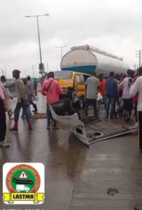 HORRIFIC: LASTMA RESCUES FIVE CRITICALLY INJURED VICTIMS AT TOYOTA BUS STOP