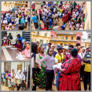 KOSOFE EDU-SUPPORT INITIATIVE: FREE GCE FORMS DAY ONE SCREENING RECORDS OVERWHELMING SUCCESS