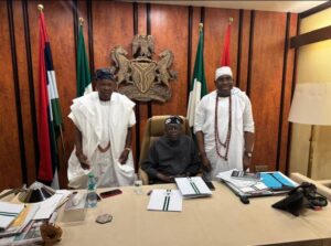 Oba Bashiru Odesanya And Aare Tomori Williams Visit President Tinubu, Commend His Visionary Leadership