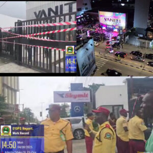 SCAPEGOAT: LASG SEALS VANITI CLUB FOR INCESSANT VIOLATION OF TRAFFIC LAWS