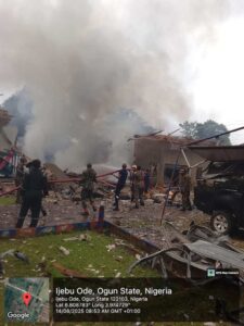 ‎ARMY CONFIRMS INCIDENT OF MINOR EXPLOSION IN IJEBU-ODE