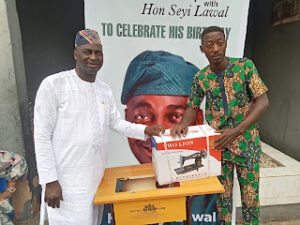‎Lagos Lawmaker Hon. Seyi Lawal Celebrates Birthday, Empowers Youth in Ikeja Constituency
